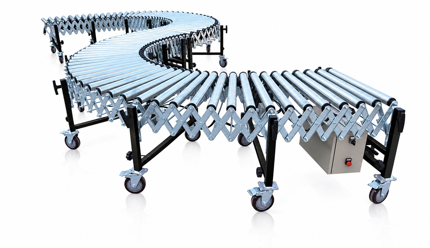 Transportador flexible Poly-V, vista general sin anotaciones